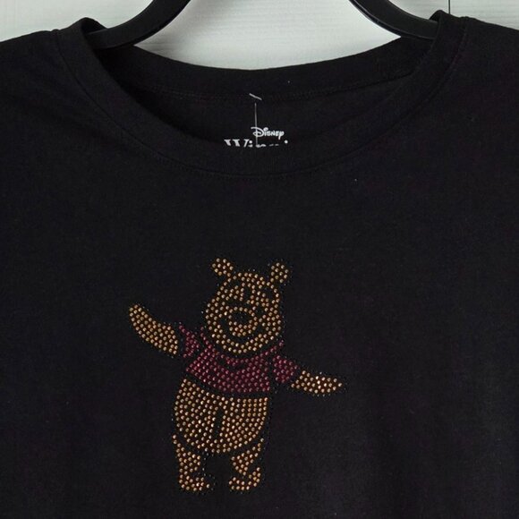 NWT Disney Juniors Winnie the Pooh Rhinstone Cotton Tee L - Picture 4 of 11